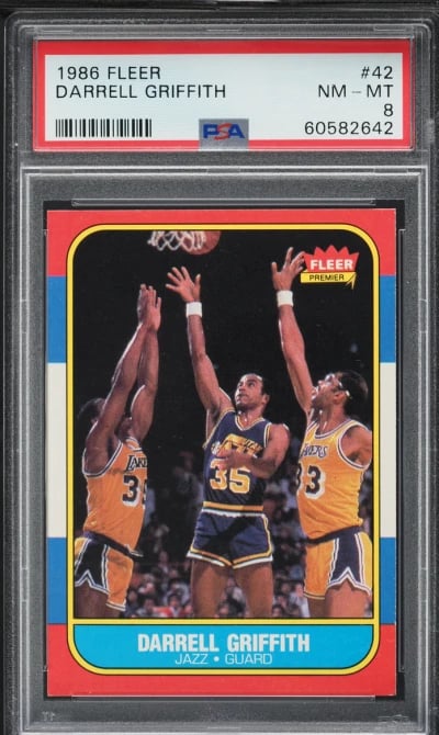 1986 Fleer Basketball Darrell Gr
