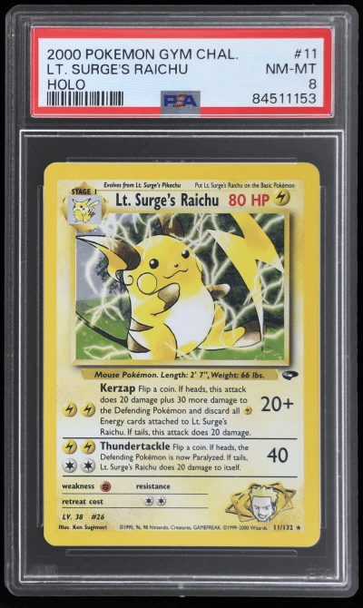 2000 Pokemon Gym Challenge Holo 