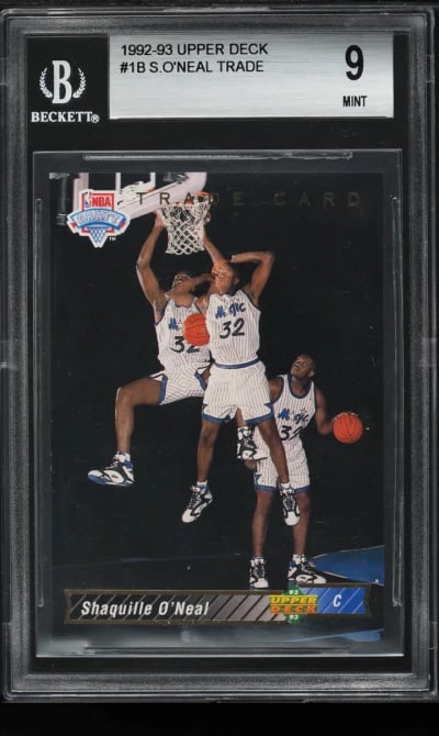 1992 Upper Deck Trade Card Shaqu