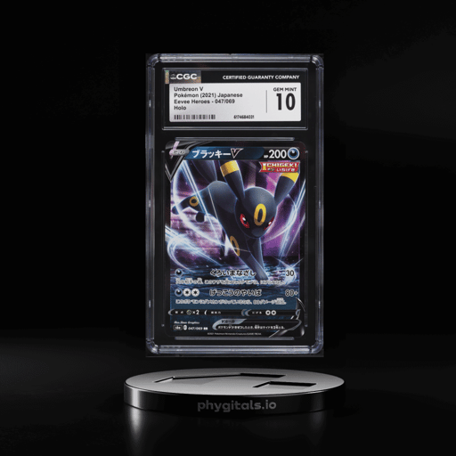 2021 Pokemon Japanese Sword & Shield Eevee Heroes Full Art Umbreon V #47 CGC 10 GEM MINT