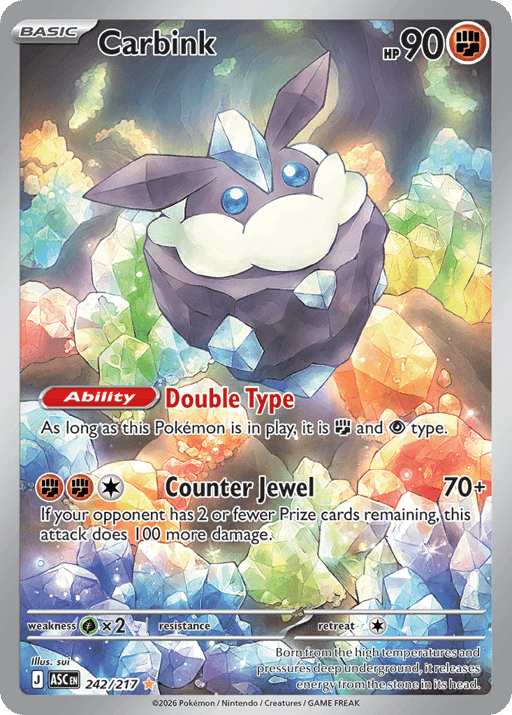 2026 Carbink #242 Ascended Heroes