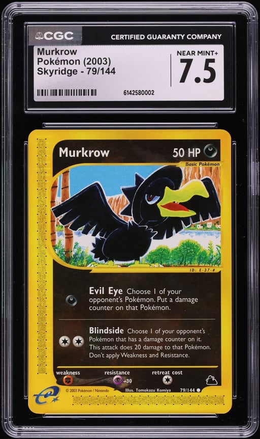2003 Pokemon Skyridge Murkrow #7