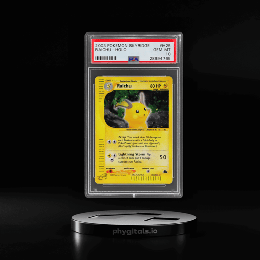 2003 Pokemon Skyridge Holo Raichu #H25 PSA 10