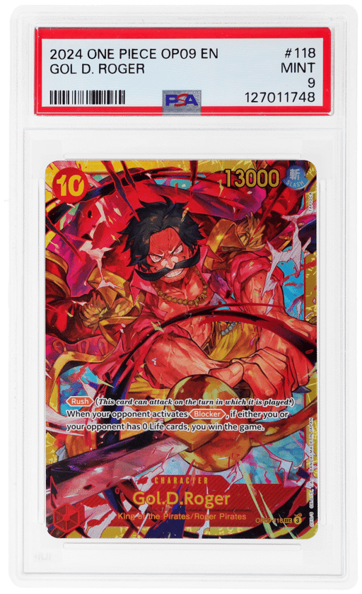 2024 One Piece Emperors In the New World Gol D Roger #OP09118 PSA 9