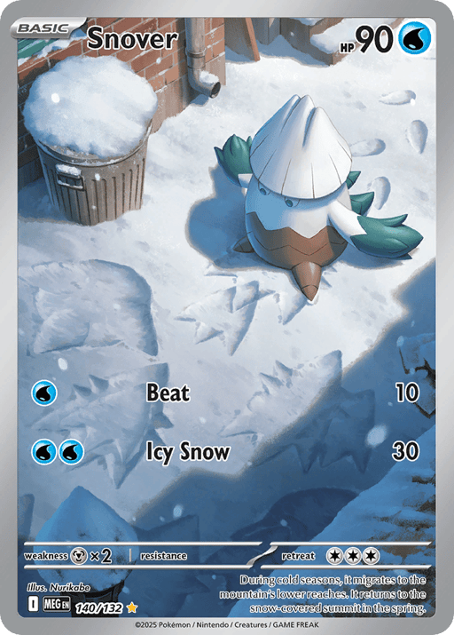 2025 Snover #140 Mega Evolution