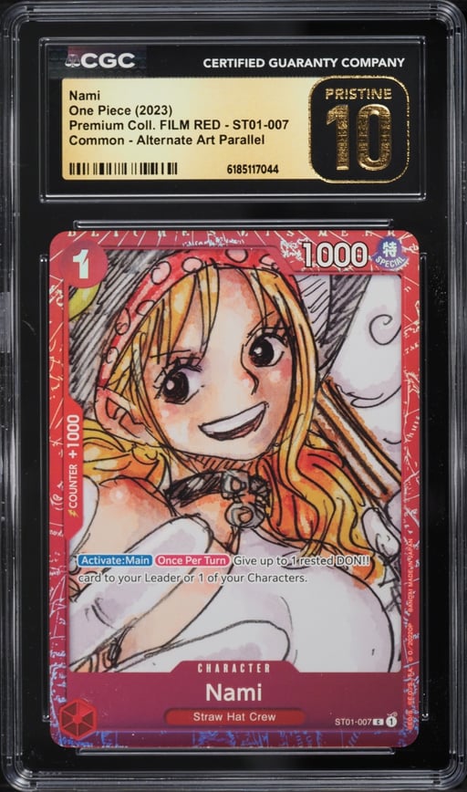 2023 One Piece Premium Collection FILM RED Nami #ST01-007 CGC 10 PRISTINE