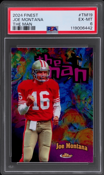 2024 Finest the Man Joe Montana #TM-19 PSA 6