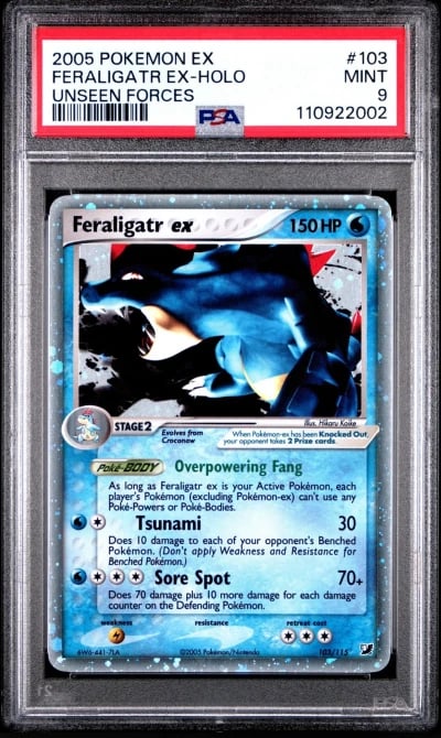 2005 POKEMON EX UNSEEN FORCES #1