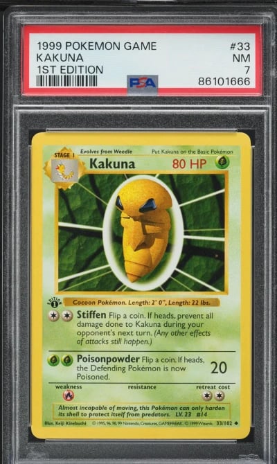 1999 Pokemon Base Set Shadowless