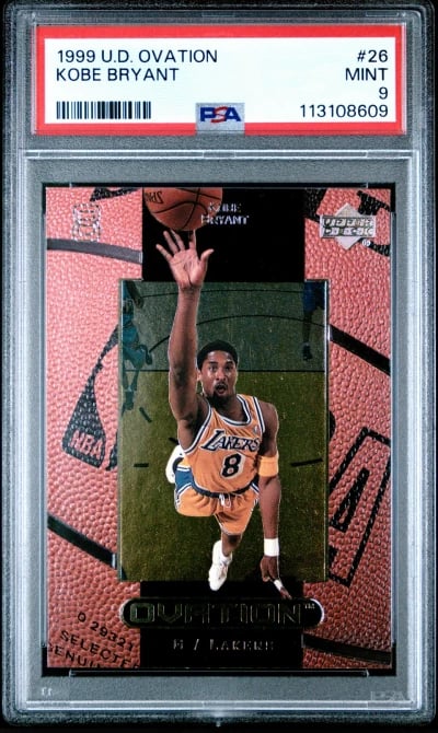 1999 UPPER DECK OVATION #26 KOBE BRYANT PSA 9