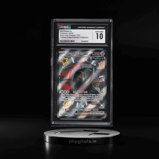 2025 Pokemon SV Promo Paldean Fates Premium Collection Full Art Iron Treads EX #73 CGC 10