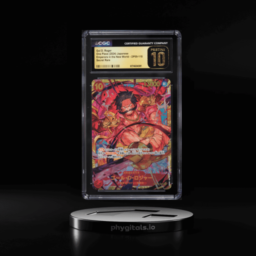 2024 One Piece Japanese Emperors In The New World SEC Gol D. Roger #OP09-118 CGC 10 PRISTINE