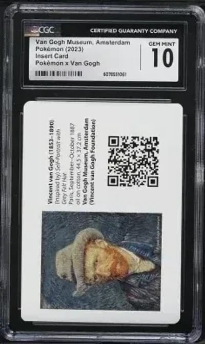 2023 Pokemon X Van Gogh Museum Amsterdam Insert Card CGC 10 GEM MINT