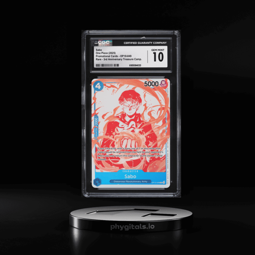 2025 One Piece Promo 3rd Anniversary Treasure Campaign Sabo #OP10-049 CGC 10 GEM MINT