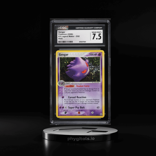 2006 Pokemon EX Legend Maker Holo Gengar #5 CGC 7.5 NRMT+