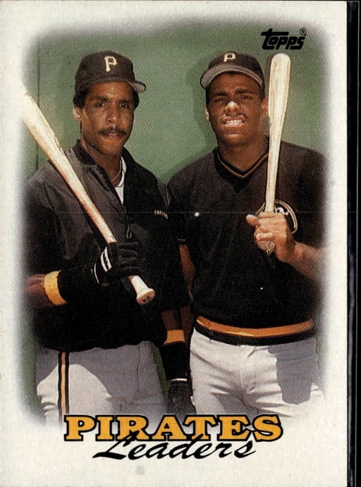 1988 Barry Bonds #231 1987 Team Leaders