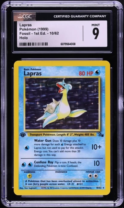 1999 Pokemon Fossil 1st Edition 