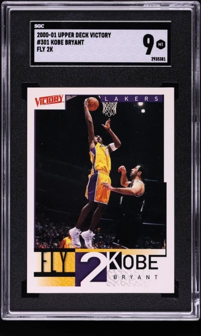 2000 Upper Deck Victory Fly 2k Kobe Bryant #301 SGC 9 MINT