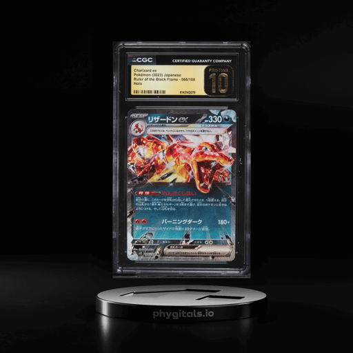 2023 Pokemon Japanese SV Ruler Of The Black Flame Holo Charizard Ex #66 CGC 10 PRISTINE