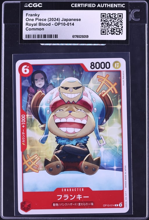 2024 One Piece Japanese Royal Blood Franky #OP10-014 CGC AUTH