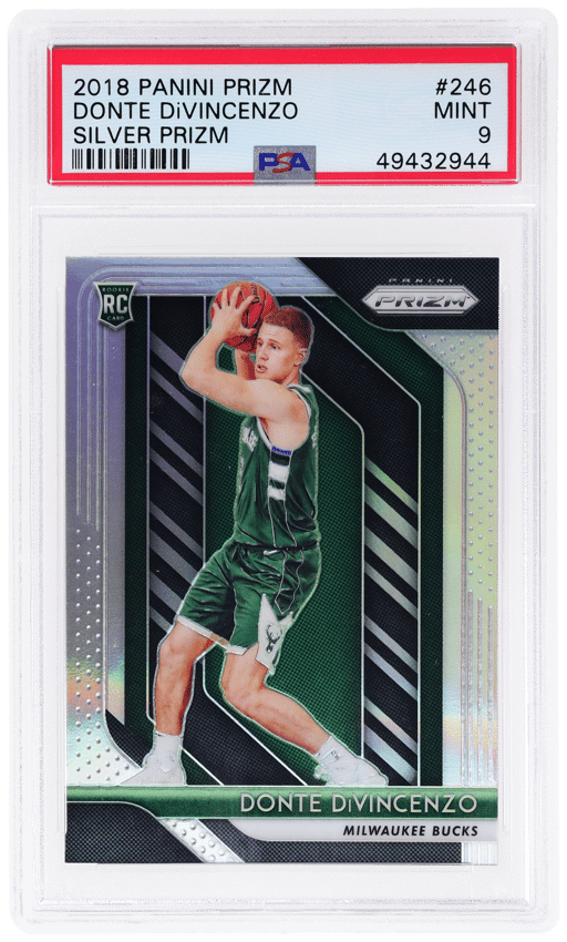 2018 Panini Prizm Silver Prizm Donte Divincenzo #246 PSA 9