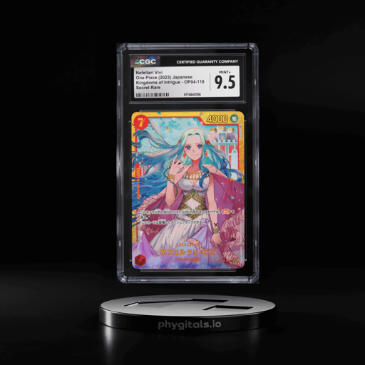 2023 One Piece Japanese Kingdoms Of Intrigue SEC Nefeltari Vivi #OP04-118 CGC 9.5 MINT+