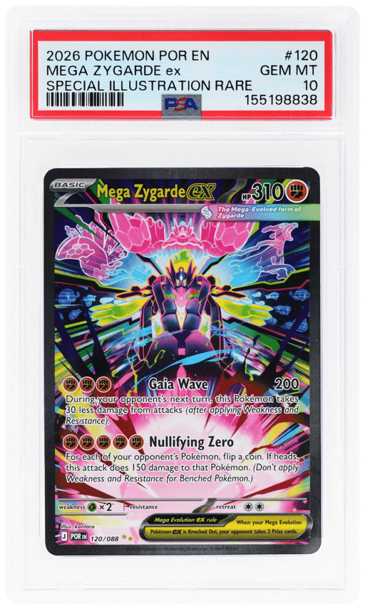 2026 Pokemon Mega Evolution Perfect Order Special Illustration Rare Mega Zygarde Ex #120 PSA 10