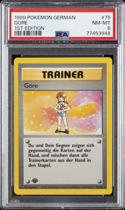 1999 POKEMON GERMAN 1ST ED #75 G