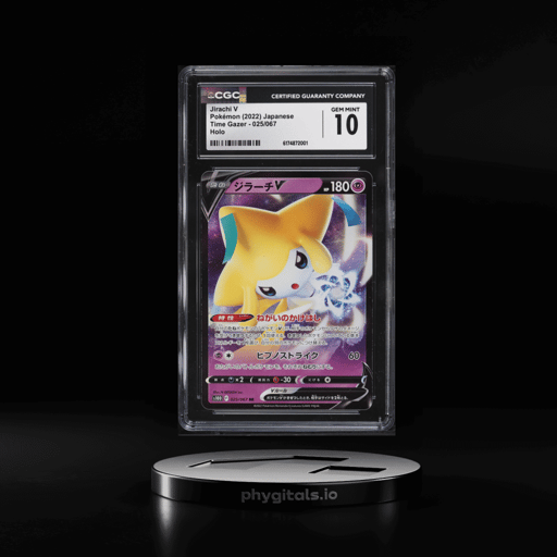 2022 Pokemon Japanese Sword & Shield Time Gazer Holo Jirachi V #25 CGC 10 GEM MINT