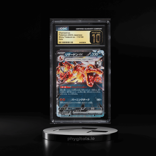 2023 Pokemon Japanese Scarlet & Violet Shiny Treasure ex Holo Charizard ex #115 CGC 10 PRISTINE