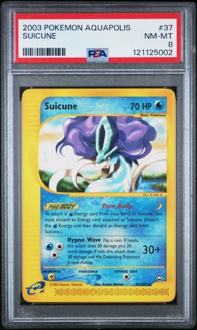 2003 POKEMON AQUAPOLIS #37 SUICU