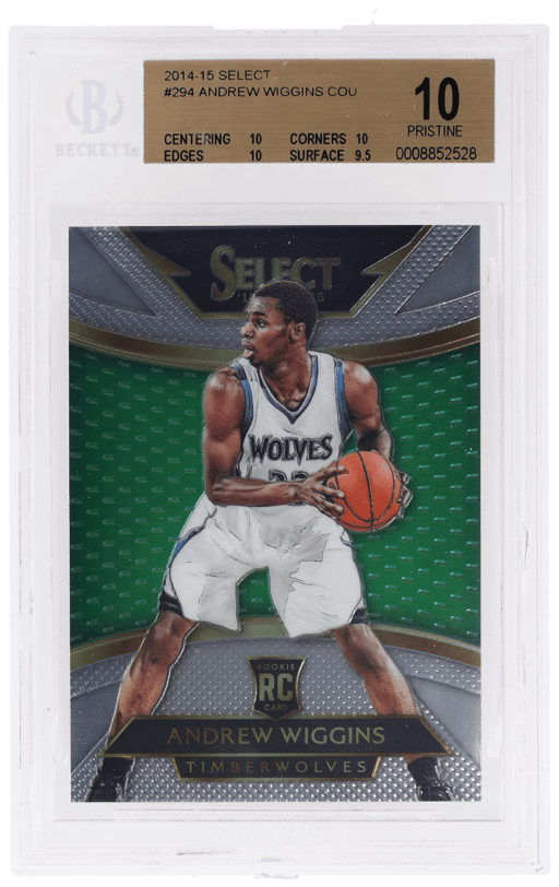 2014 Panini Select Courtside Andrew Wiggins #294 BGS 10