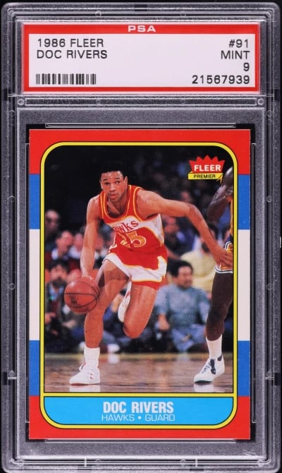 1986 Fleer Basketball Doc Rivers