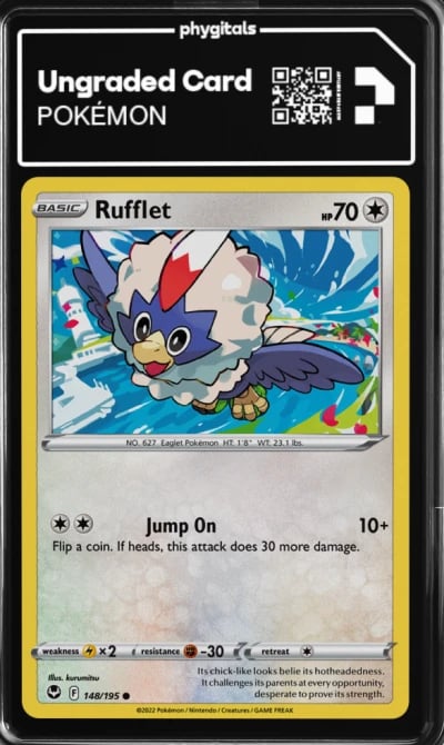 2022 Rufflet Silver Tempest #148