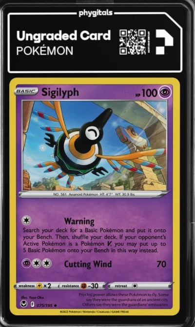 2022 Sigilyph Silver Tempest #075
