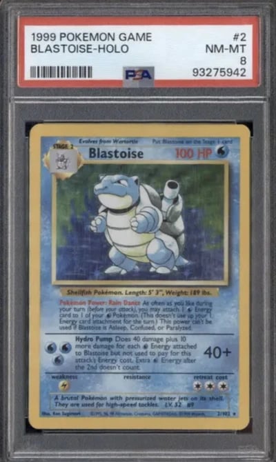 1999 Pokemon Set Unlimited #2/10