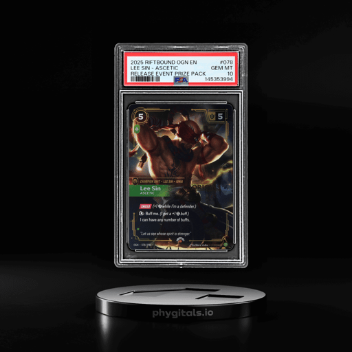 2025 Riftbound: League of Legends Origins Release Event Prize Pack Lee Sin #078 PSA 10