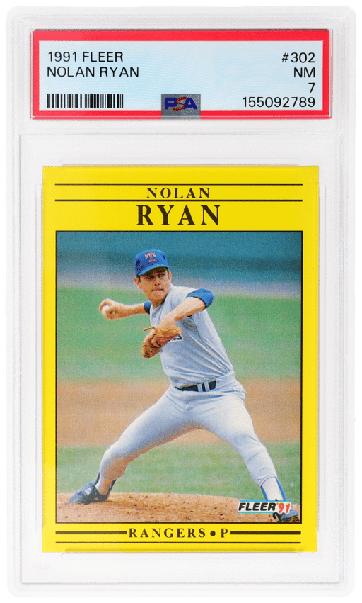 1991 Fleer Tradition Nolan Ryan #302 PSA 7