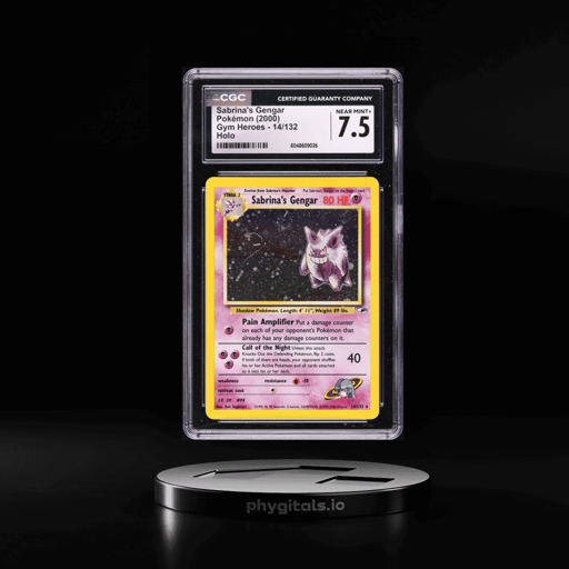 2000 Pokemon Gym Heroes Holo Sabrina's Gengar #14 CGC 7.5 NRMT+