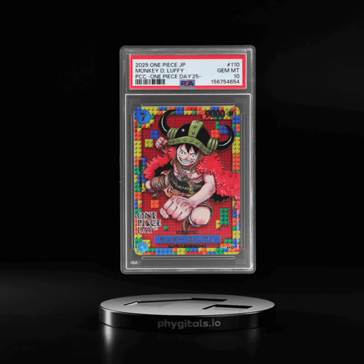 2025 One Piece Premium Collection Japanese One Piece Day Monkey D. Luffy #P110 PSA 10