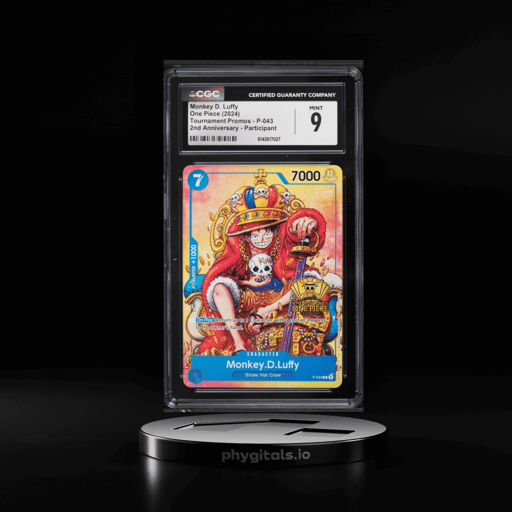 2024 One Piece Promo 2nd Anniversary Participant Monkey D. Luffy #P-043 CGC 9 MINT