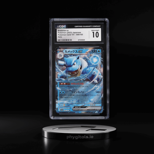 2023 Pokemon Japanese Scarlet & Violet 151 Holo Blastoise EX #9 CGC 10 GEM MINT