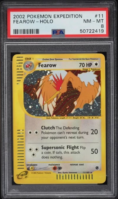 2002 Pokemon Expedition Holo Fea
