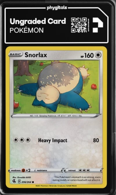 2021 Snorlax Fusion Strike #206
