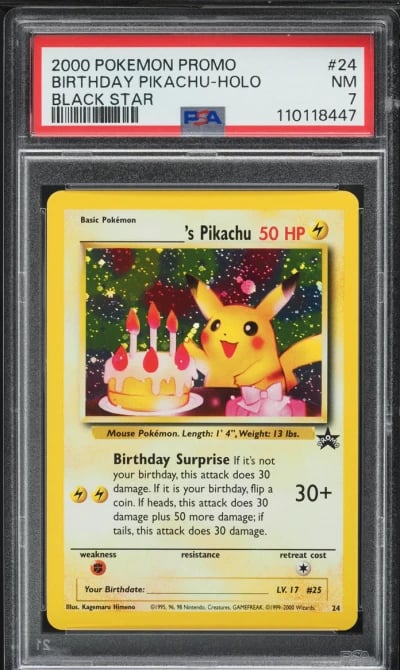 2001 Pokemon Black Star Promo Ho