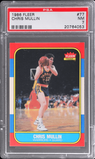 1986 Fleer Chris Mullin #77 PSA 