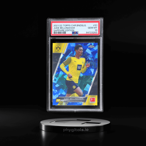 2021 Topps Chrome Sapphire Bundesliga Jude Bellingham #31 PSA 10
