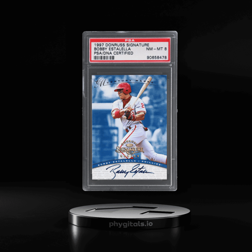 1997 Donruss Signature Series Century Marks Bobby Estalella 61/100 PSA/DNA Auth