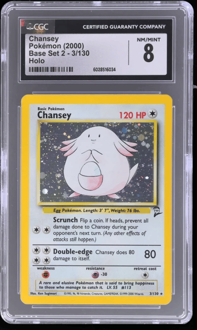 2000 Pokemon Base Set 2 Holo Cha