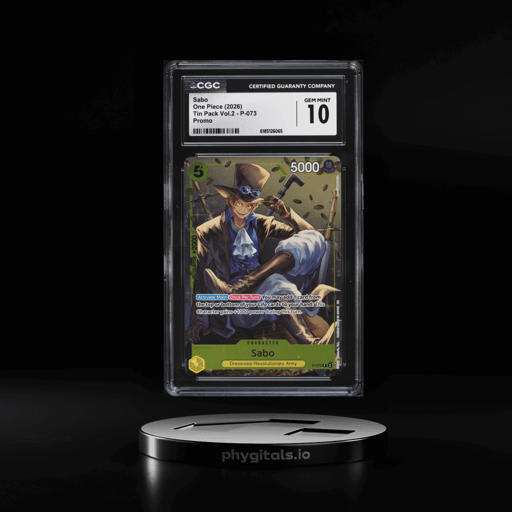 2026 One Piece Promo Tin Pack Vol.2 Alt Art Sabo #P-073 CGC 10 GEM MINT